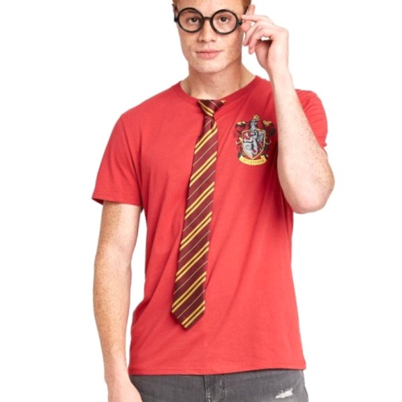 NEW Men's Harry Potter Graphic T-Shirt size L Red - Picture 6 of 6